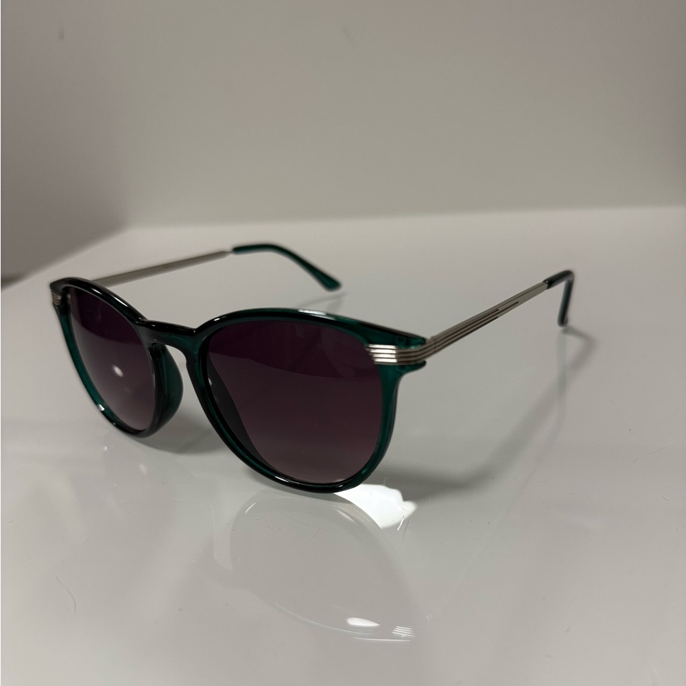Green Sunglasses with Medium Tint Lenses